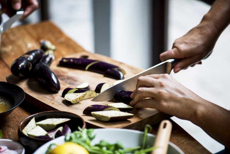 makaron z bakłażanem